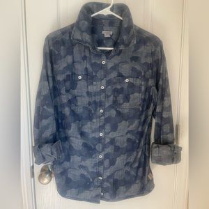 Camo Carhartt Denim Button Down Shirt